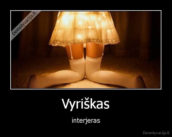 Vyriškas - interjeras