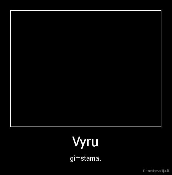 Vyru - gimstama.