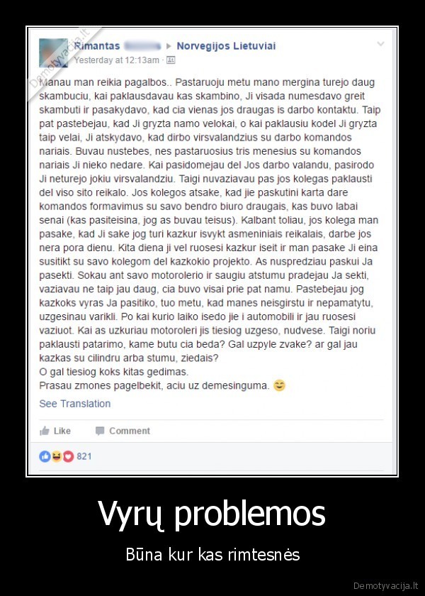 Vyrų problemos - Būna kur kas rimtesnės