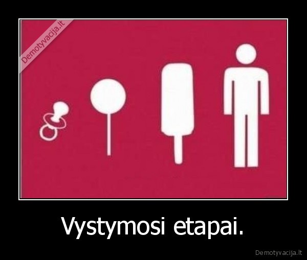 Vystymosi etapai. - 