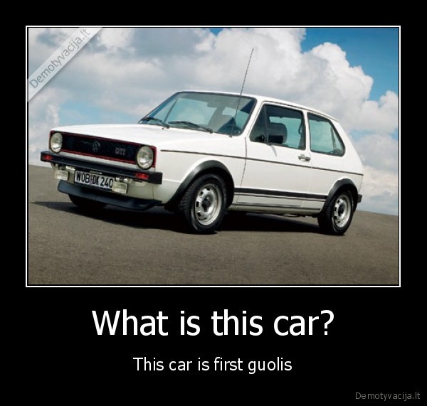 What is this car? - This car is first guolis