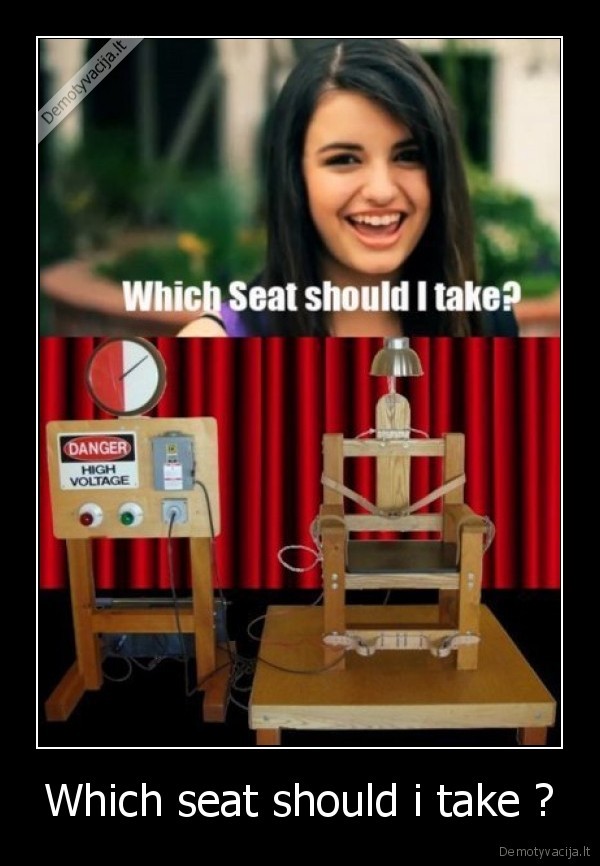 Which seat should i take ? - 