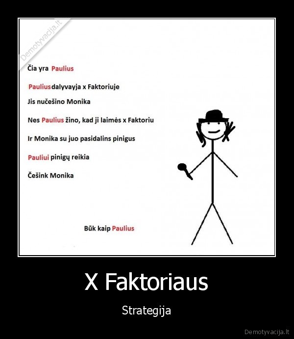 X Faktoriaus - Strategija