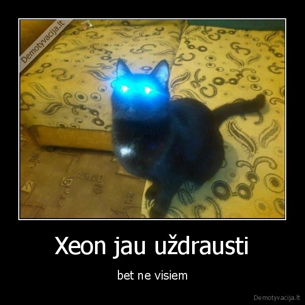 Xeon jau uždrausti - bet ne visiem