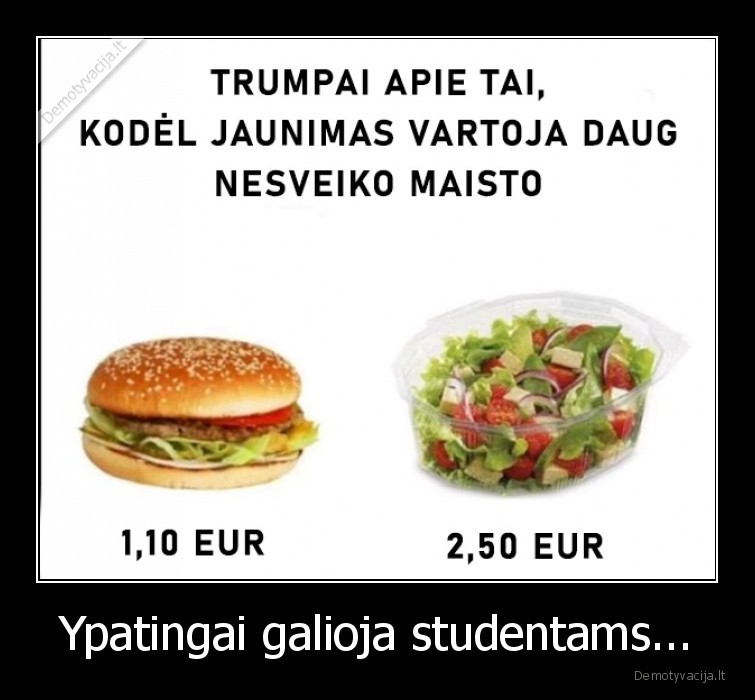 Ypatingai galioja studentams... - 