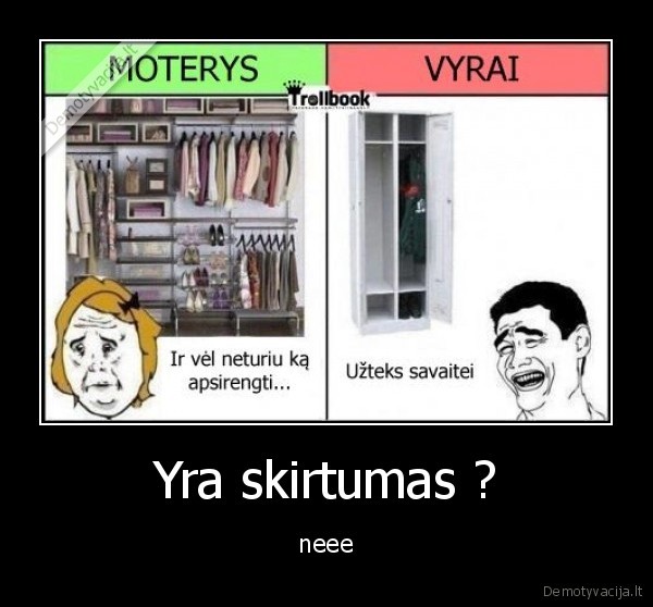 Yra skirtumas ? - neee