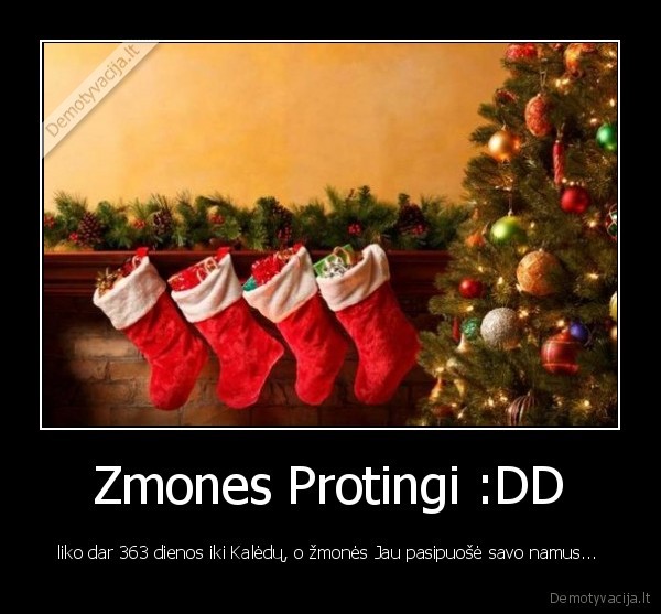 Zmones Protingi :DD - liko dar 363 dienos iki Kalėdų, o žmonės Jau pasipuošė savo namus... 