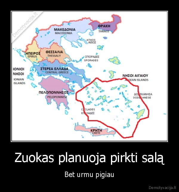 Zuokas planuoja pirkti salą - Bet urmu pigiau