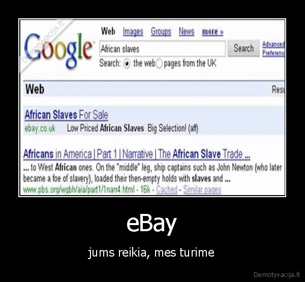 eBay - jums reikia, mes turime