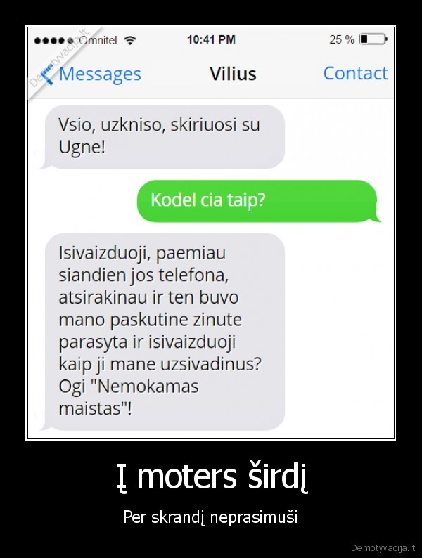 Į moters širdį - Per skrandį neprasimuši