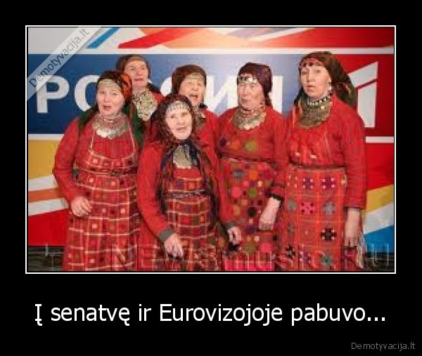 Į senatvę ir Eurovizojoje pabuvo... - 