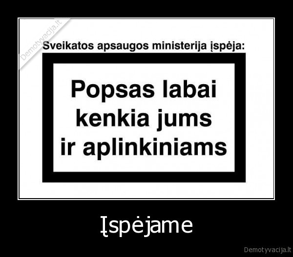 Įspėjame - 