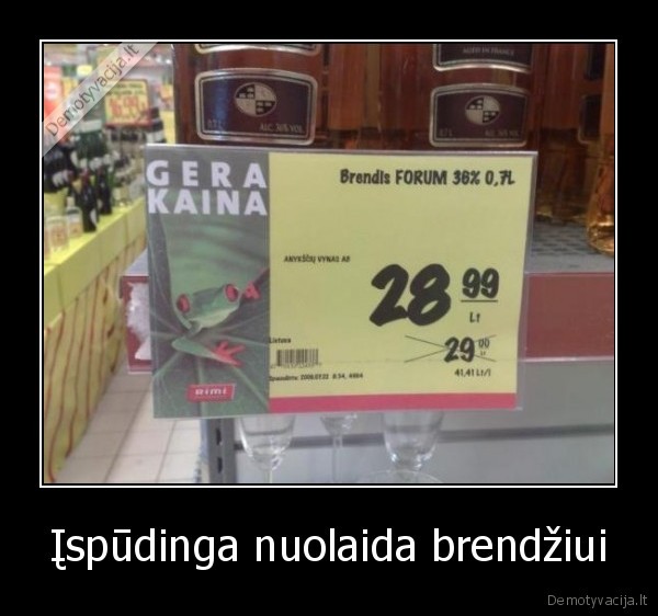 Įspūdinga nuolaida brendžiui - 