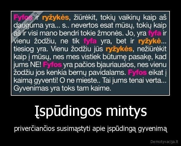 Įspūdingos mintys - priverčiančios susimąstyti apie įspūdingą gyvenimą