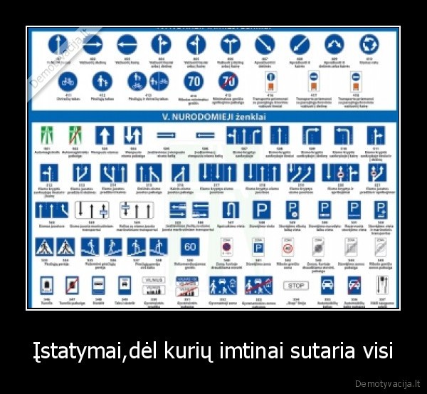 Įstatymai,dėl kurių imtinai sutaria visi - 