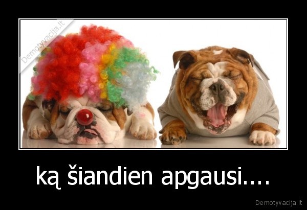ką šiandien apgausi.... - 