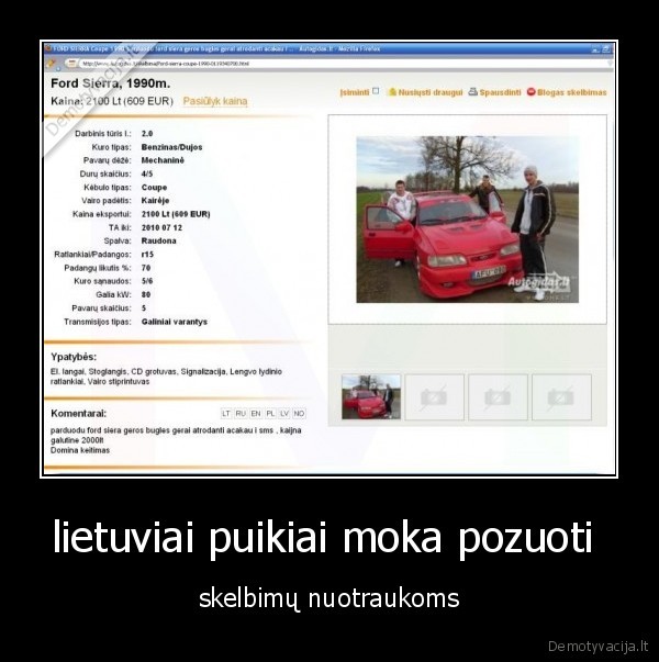 lietuviai puikiai moka pozuoti  - skelbimų nuotraukoms