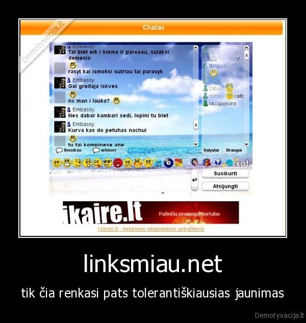 linksmiau.net - tik čia renkasi pats tolerantiškiausias jaunimas