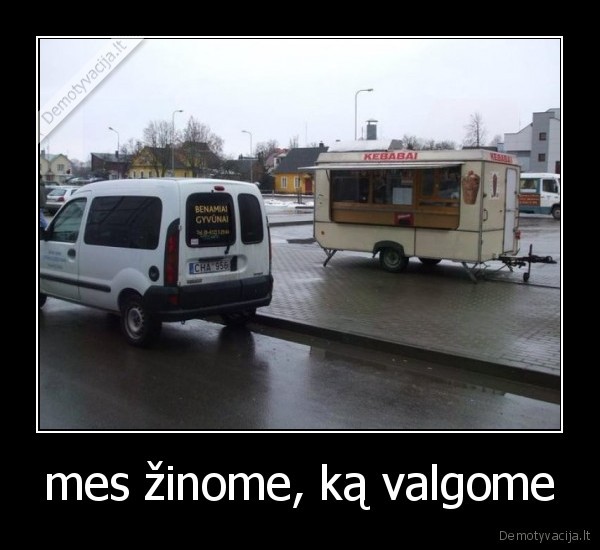 mes žinome, ką valgome - 