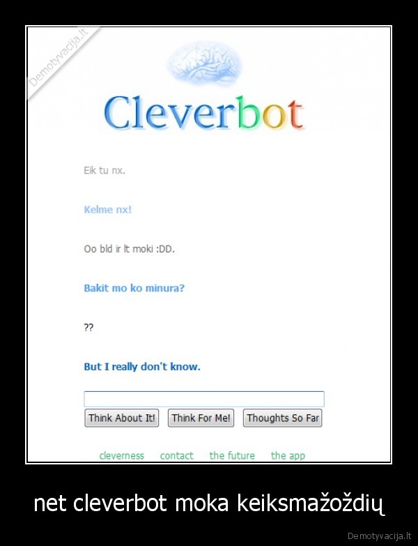 net cleverbot moka keiksmažoždių - 