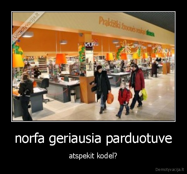 norfa geriausia parduotuve - atspekit kodel?