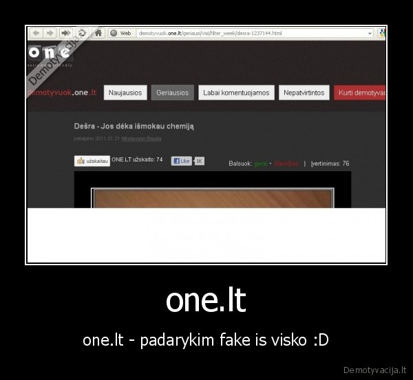 one.lt - one.lt - padarykim fake is visko :D