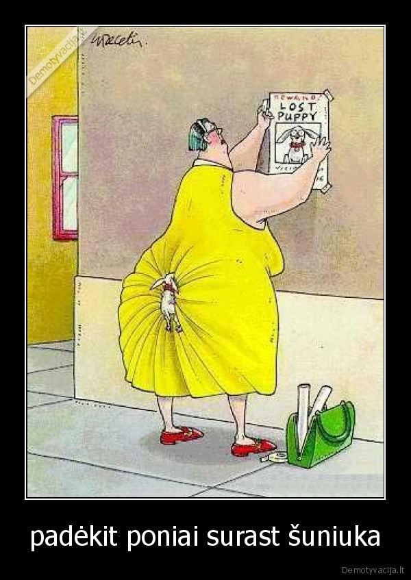 padėkit poniai surast šuniuka - 