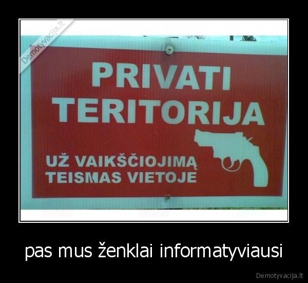 pas mus ženklai informatyviausi - 