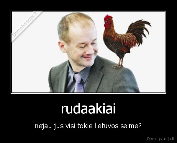 rudaakiai - nejau jus visi tokie lietuvos seime?