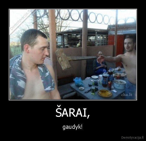 ŠARAI, - gaudyk!