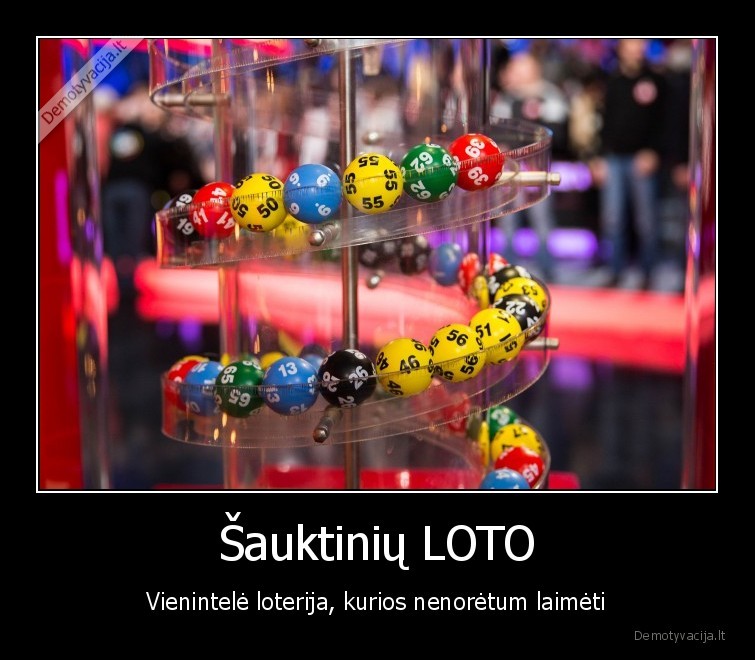 Šauktinių LOTO - Vienintelė loterija, kurios nenorėtum laimėti