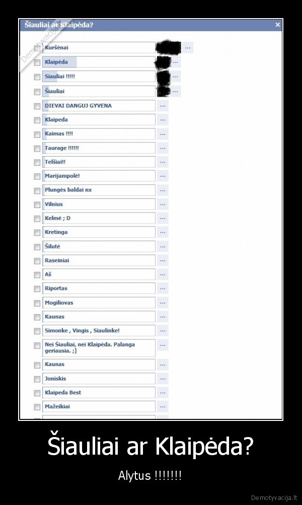 Šiauliai ar Klaipėda? - Alytus !!!!!!!