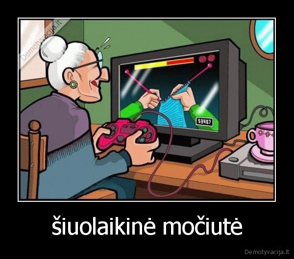 šiuolaikinė močiutė - 