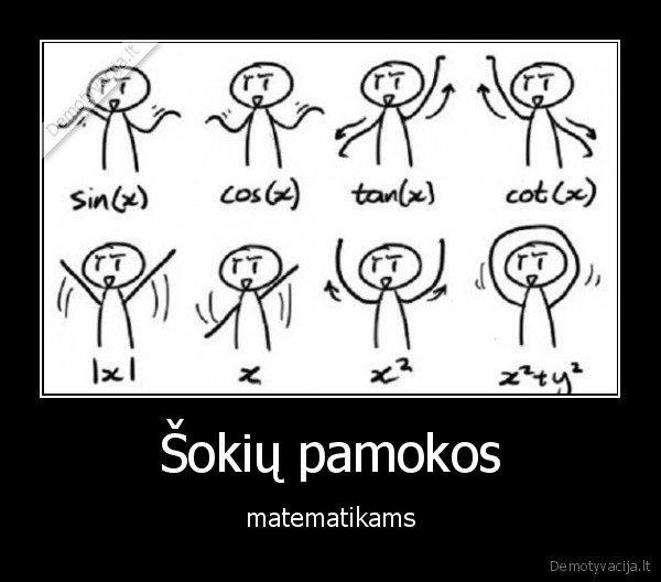 Šokių pamokos - matematikams