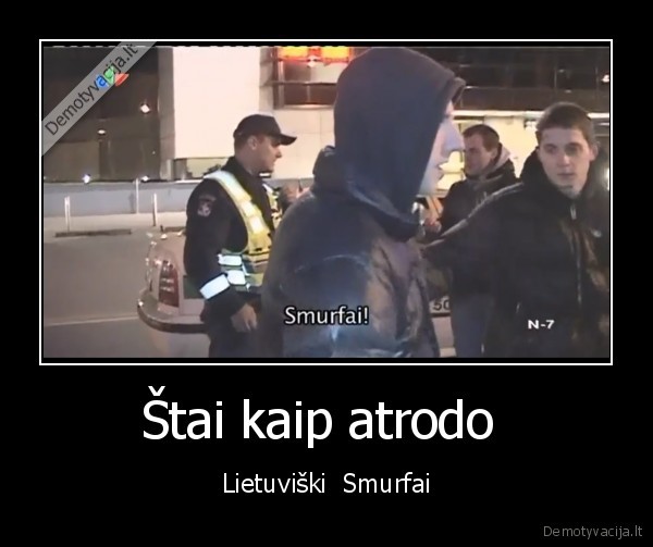 Štai kaip atrodo  - Lietuviški  Smurfai