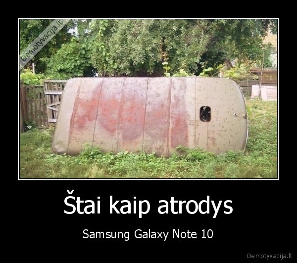 Štai kaip atrodys - Samsung Galaxy Note 10