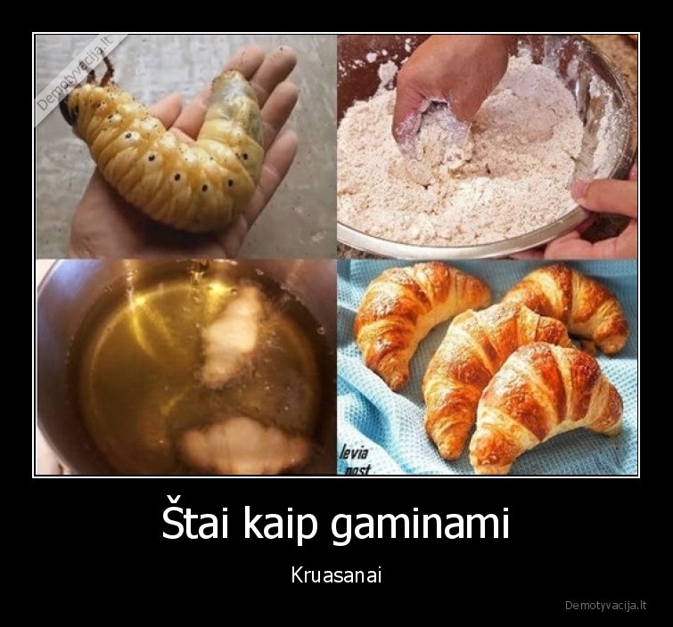 Štai kaip gaminami - Kruasanai