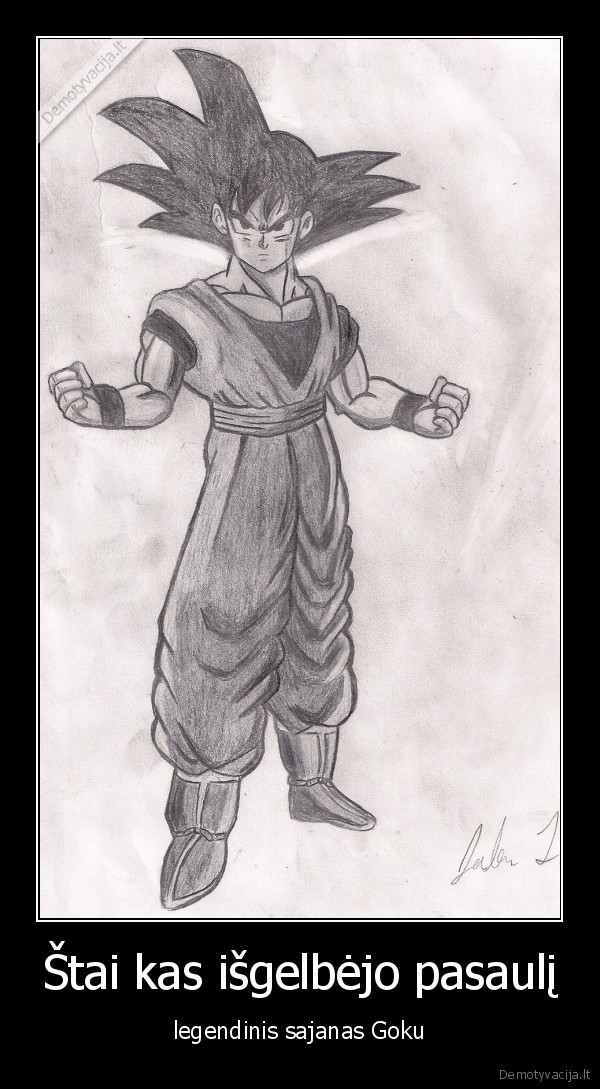 Štai kas išgelbėjo pasaulį - legendinis sajanas Goku