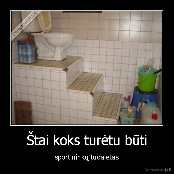 Štai koks turėtu būti - sportininkų tuoaletas