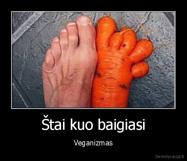 Štai kuo baigiasi - Veganizmas