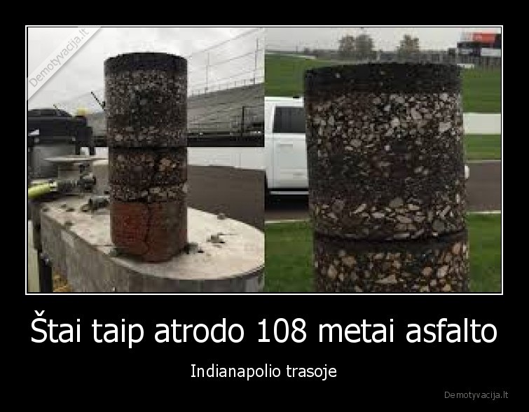 Štai taip atrodo 108 metai asfalto - Indianapolio trasoje