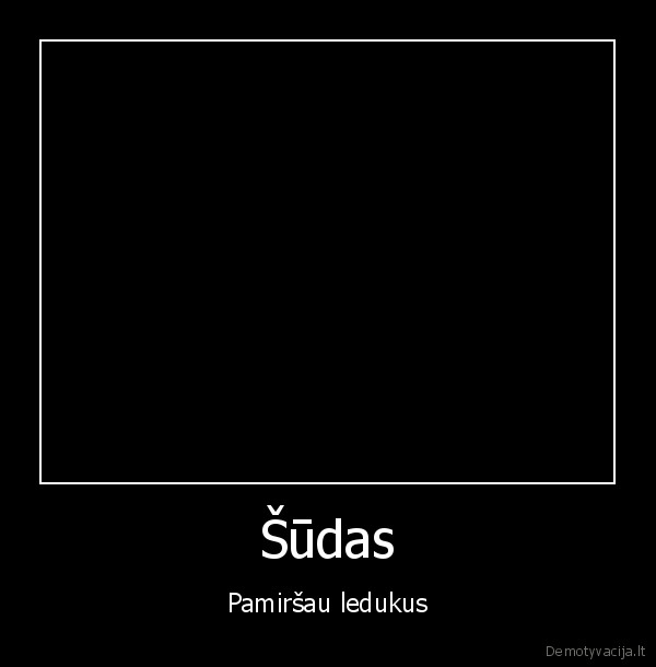 Šūdas - Pamiršau ledukus