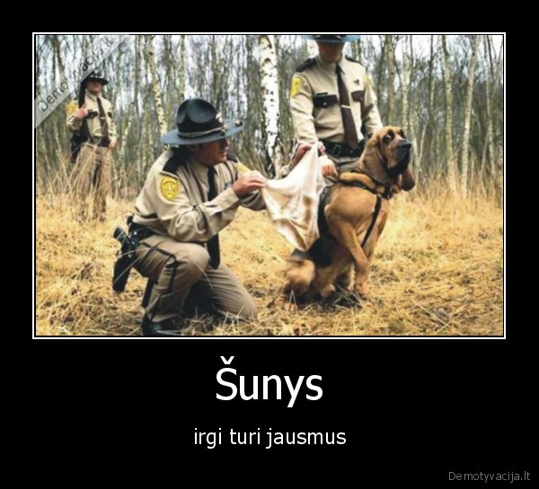 Šunys - irgi turi jausmus