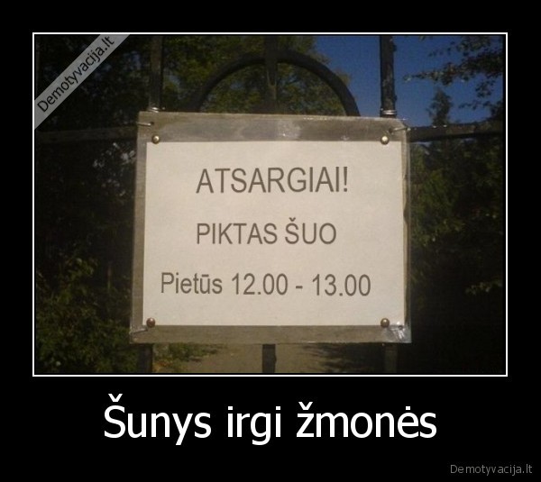 Šunys irgi žmonės - 