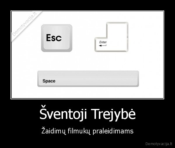 Šventoji Trejybė - Žaidimų filmukų praleidimams