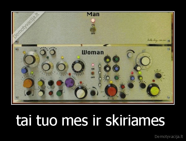 tai tuo mes ir skiriames  - 