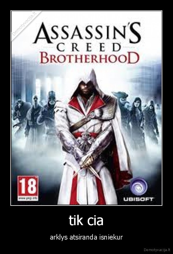 tik cia - arklys atsiranda isniekur