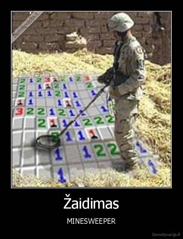 Žaidimas - MINESWEEPER