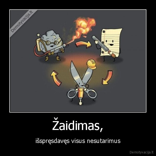 Žaidimas, - išspręsdavęs visus nesutarimus