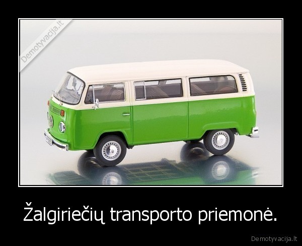 Žalgiriečių transporto priemonė. - 